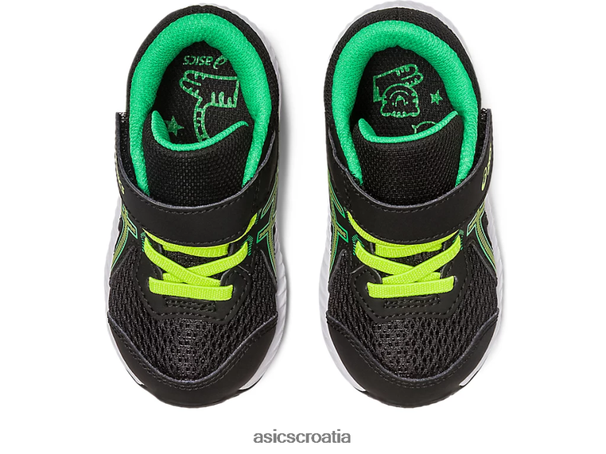 asics hrvatska 6NZ2TF4316 djeca crna/korica limete