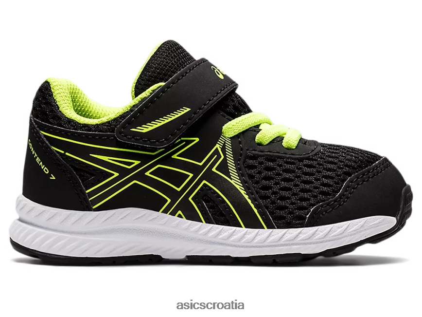 asics hrvatska 6NZ2TF4485 djeca crno/opasno zeleno
