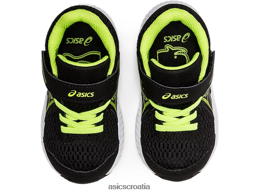 asics hrvatska 6NZ2TF4485 djeca crno/opasno zeleno