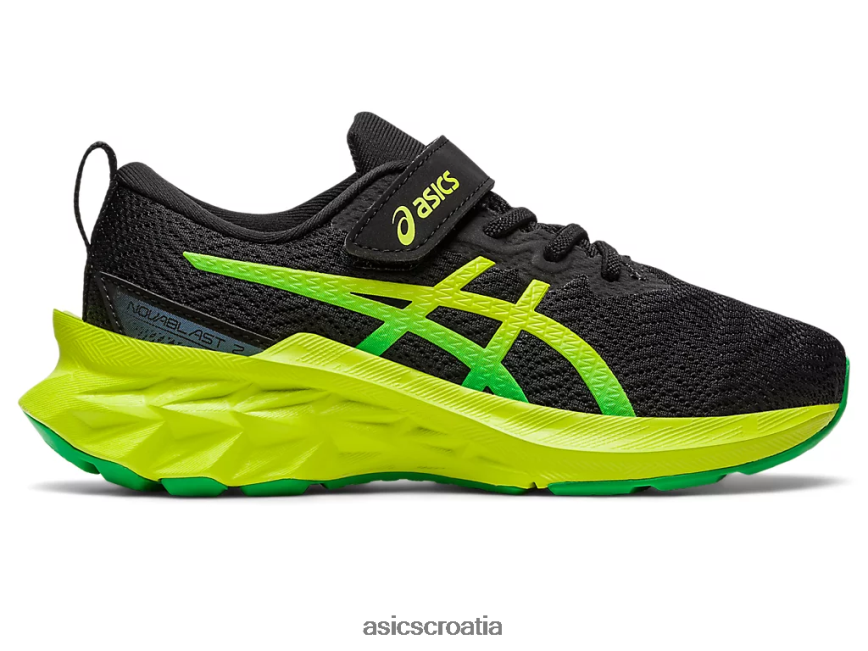 asics hrvatska 6NZ2TF4224 djeca crna/korica limete