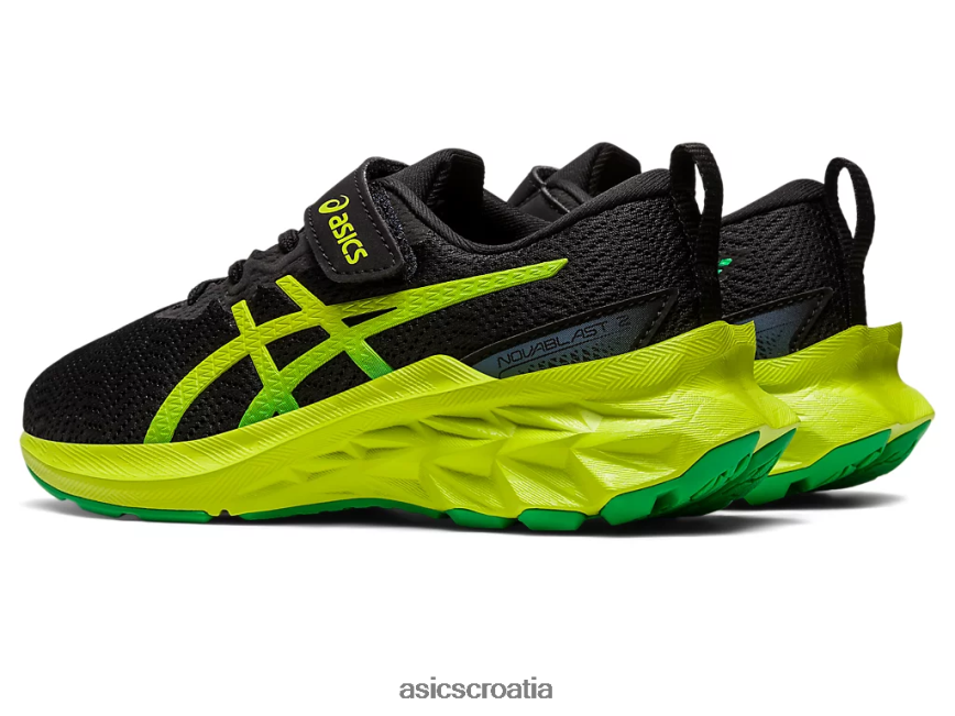 asics hrvatska 6NZ2TF4224 djeca crna/korica limete