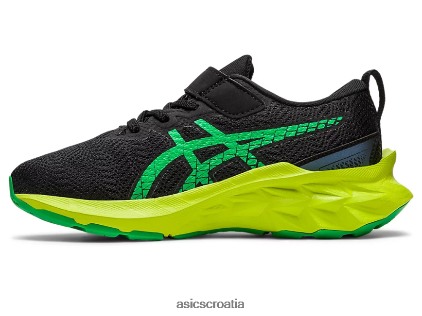 asics hrvatska 6NZ2TF4224 djeca crna/korica limete