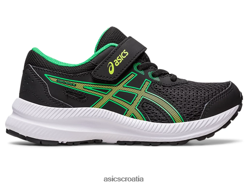 asics hrvatska 6NZ2TF4243 djeca crna/korica limete