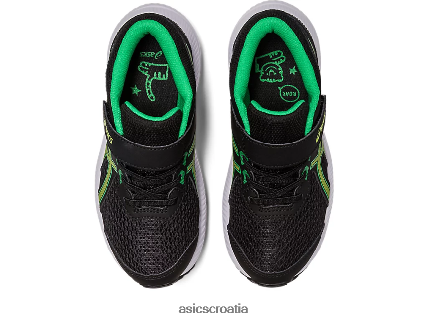 asics hrvatska 6NZ2TF4243 djeca crna/korica limete