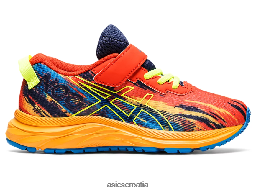 asics hrvatska 6NZ2TF4347 djeca cherry rajčica/safety yellow