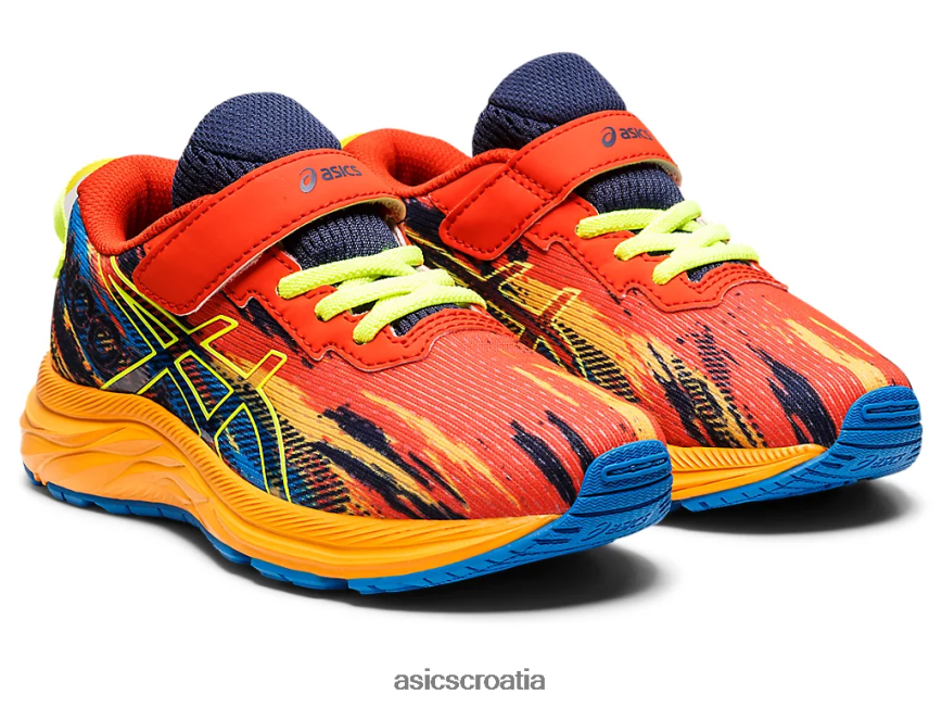 asics hrvatska 6NZ2TF4347 djeca cherry rajčica/safety yellow