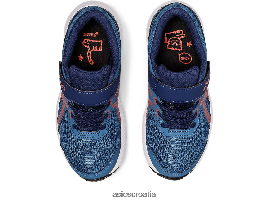 asics hrvatska 6NZ2TF4398 djeca azurna/čeri rajčica