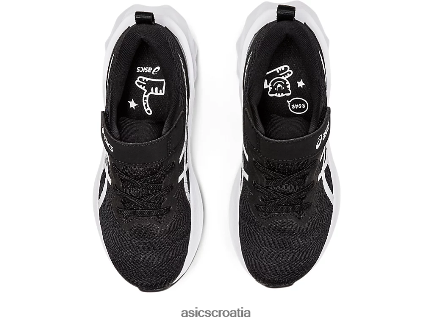 asics hrvatska 6NZ2TF4417 djeca crno bijeli