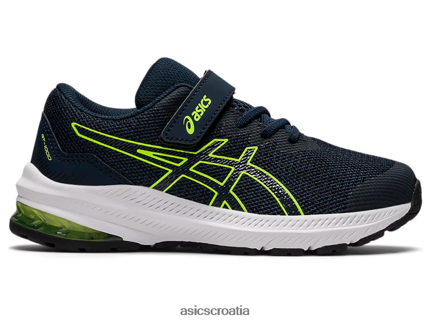 asics hrvatska 6NZ2TF4457 djeca francusko plava/hazard zelena