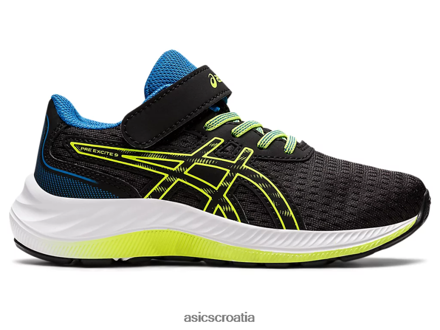 asics hrvatska 6NZ2TF4460 djeca crno/opasno zeleno