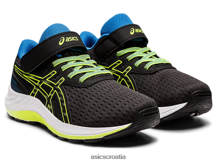 asics hrvatska 6NZ2TF4460 djeca crno/opasno zeleno