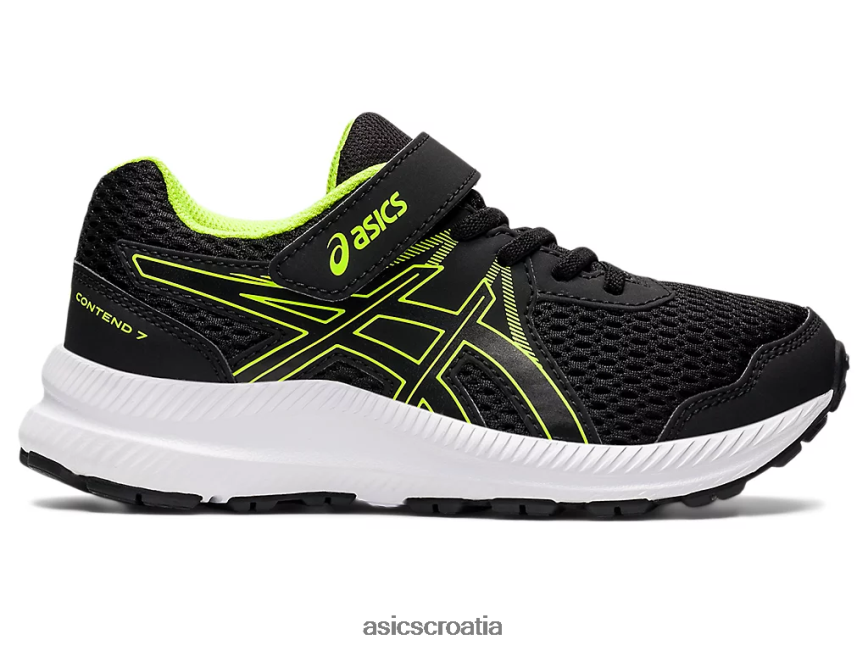 asics hrvatska 6NZ2TF4518 djeca crno/opasno zeleno