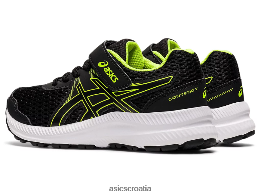 asics hrvatska 6NZ2TF4518 djeca crno/opasno zeleno