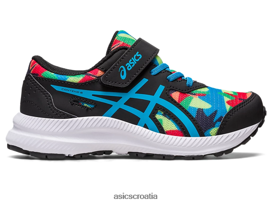asics hrvatska 6NZ2TF4247 djeca crna/otočno plava
