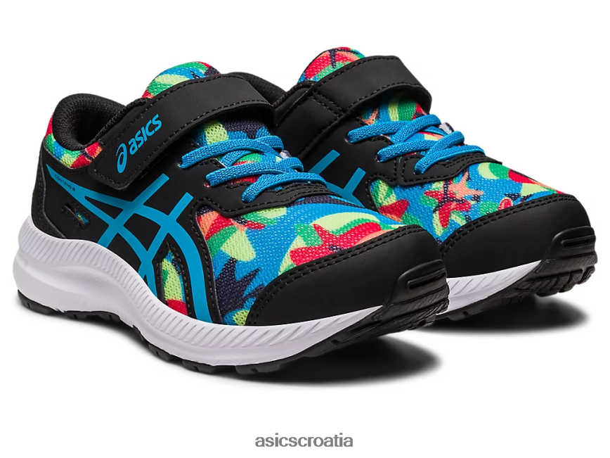 asics hrvatska 6NZ2TF4247 djeca crna/otočno plava