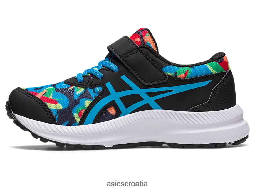 asics hrvatska 6NZ2TF4247 djeca crna/otočno plava