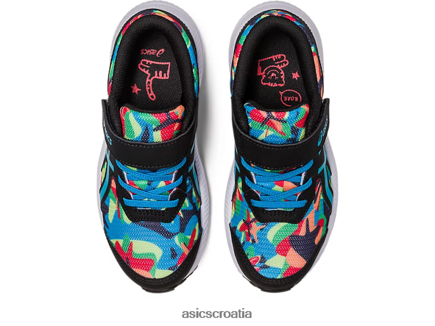 asics hrvatska 6NZ2TF4247 djeca crna/otočno plava