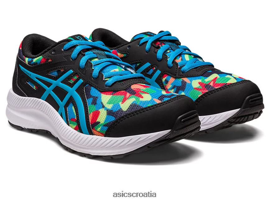 asics hrvatska 6NZ2TF4256 djeca crna/otočno plava