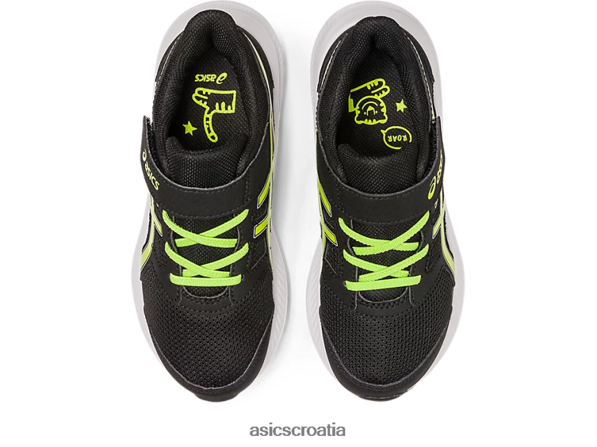 asics hrvatska 6NZ2TF4275 djeca crna/korica limete