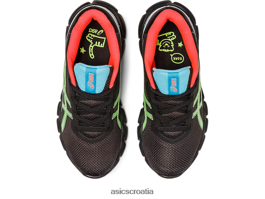 asics hrvatska 6NZ2TF4295 djeca crni/zeleni macaklin