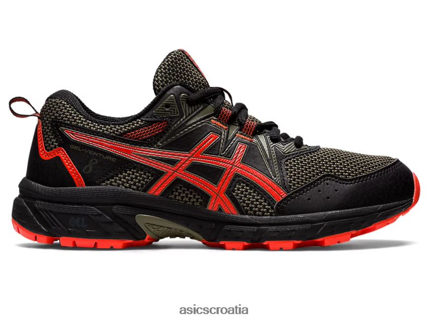 asics hrvatska 6NZ2TF4389 djeca crna/cherry rajčica