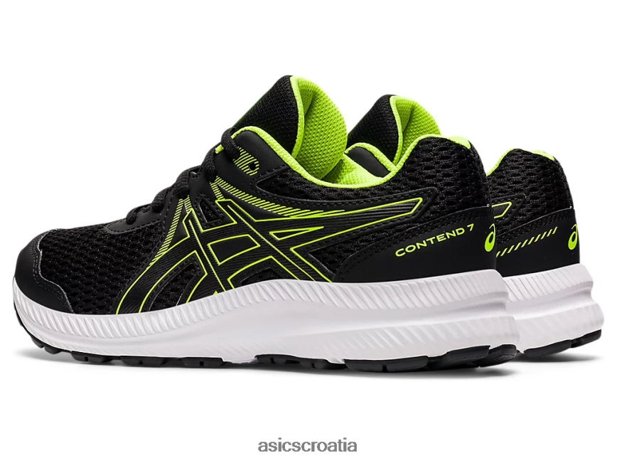 asics hrvatska 6NZ2TF4486 djeca crno/opasno zeleno