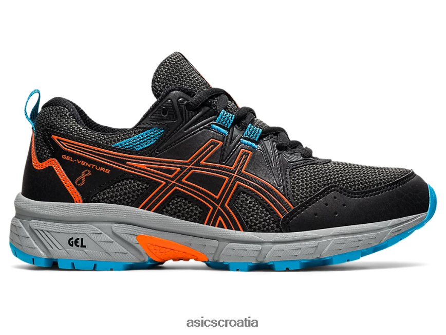 asics hrvatska 6NZ2TF4496 djeca crna/neven narančasta