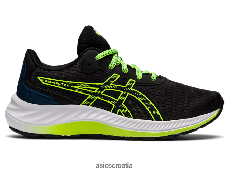 asics hrvatska 6NZ2TF4507 djeca crno/opasno zeleno