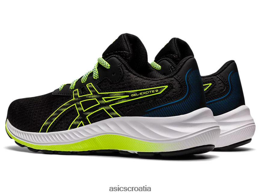 asics hrvatska 6NZ2TF4507 djeca crno/opasno zeleno