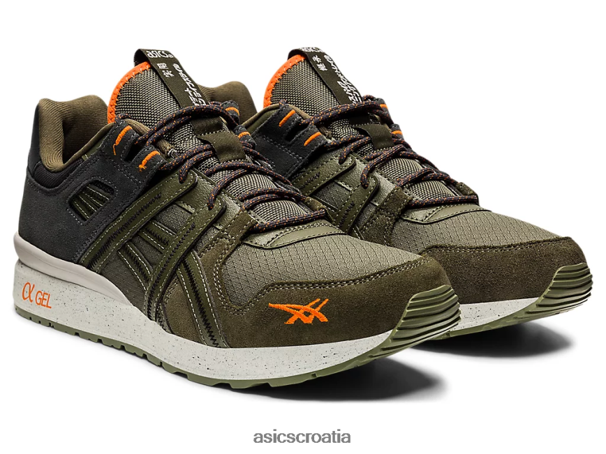 asics hrvatska 6NZ2TF1259 muškarci maslinovo platno/habanero