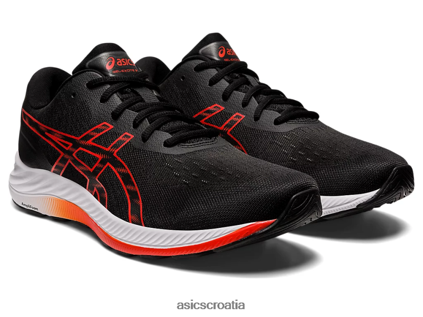 asics hrvatska 6NZ2TF1031 muškarci crna/cherry rajčica
