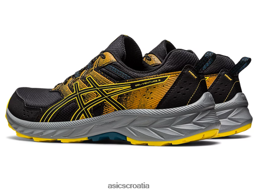 asics hrvatska 6NZ2TF103 muškarci crna/zlatno žuta