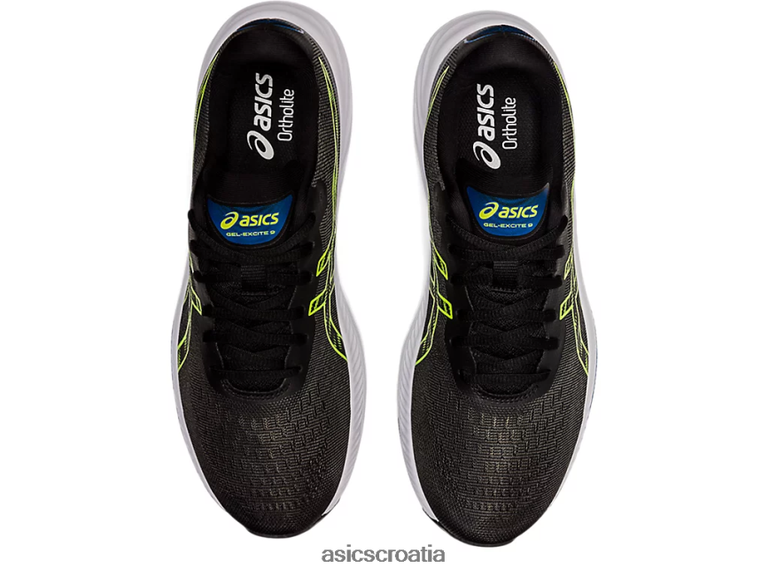 asics hrvatska 6NZ2TF1319 muškarci crno/opasno zeleno