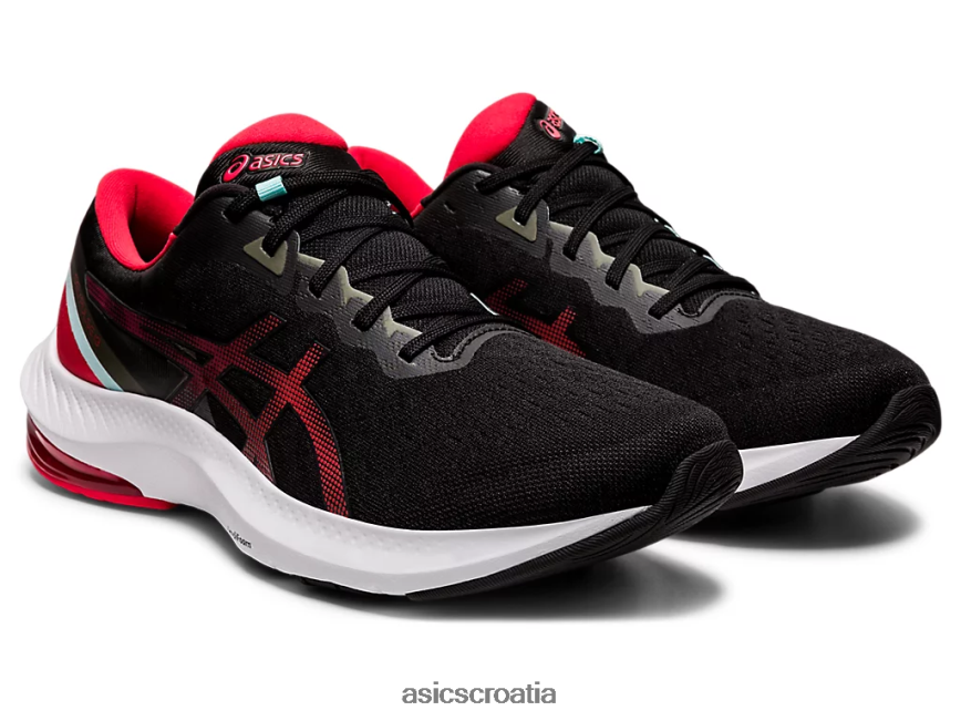 asics hrvatska 6NZ2TF1729 muškarci crna/električno crvena