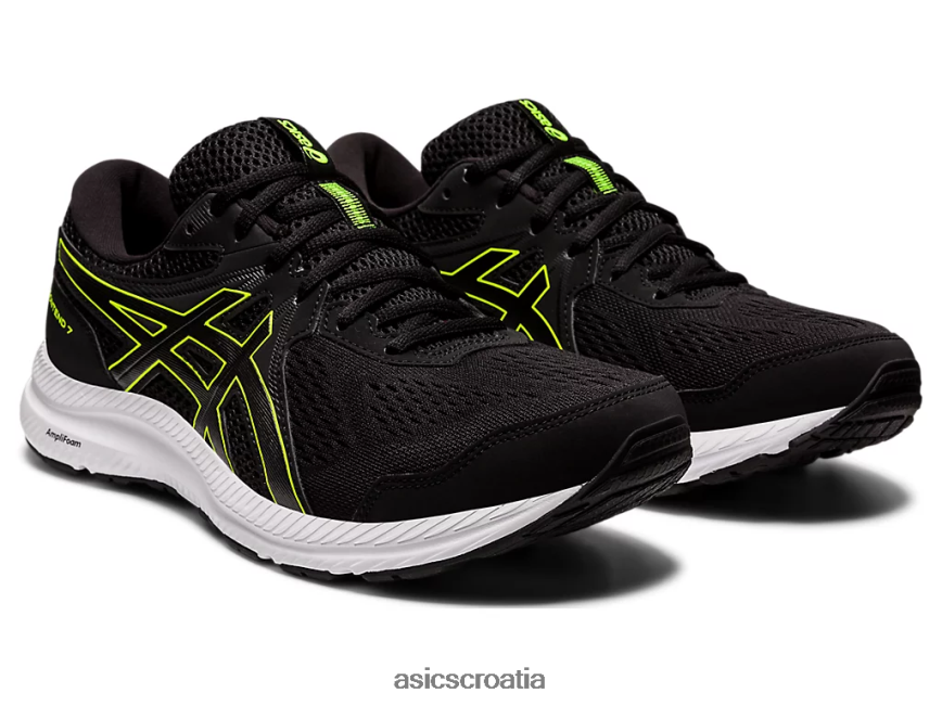asics hrvatska 6NZ2TF1951 muškarci crno/opasno zeleno