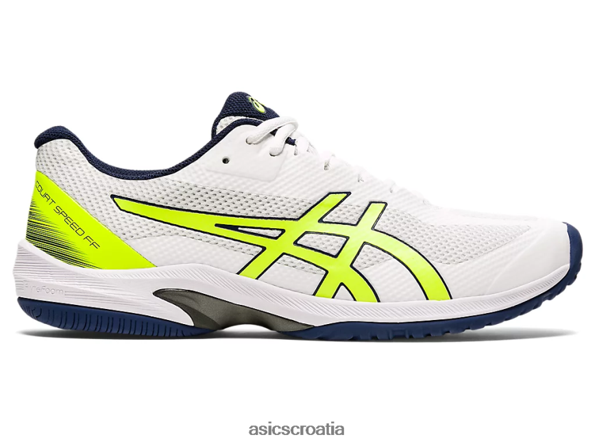 asics hrvatska 6NZ2TF2054 muškarci bijela/sigurnosno žuta