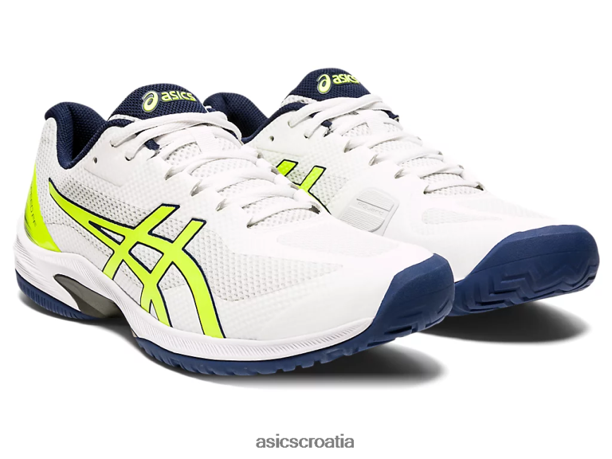asics hrvatska 6NZ2TF2054 muškarci bijela/sigurnosno žuta