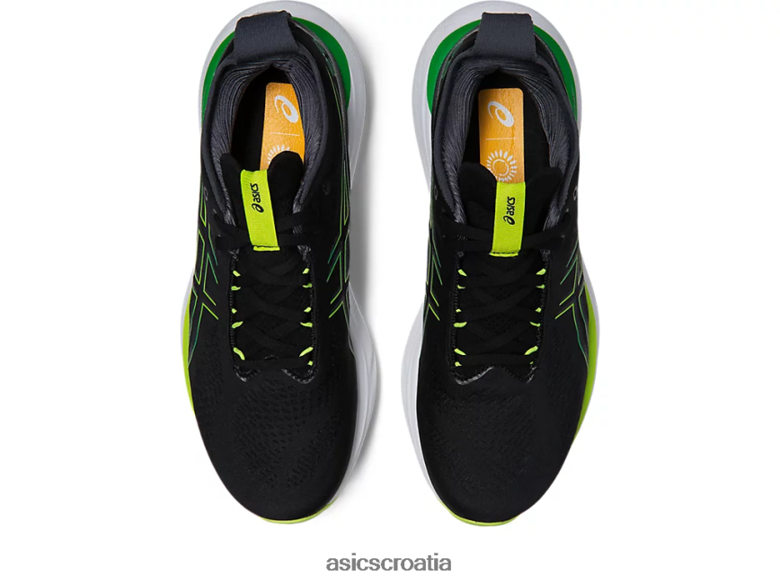 asics hrvatska 6NZ2TF339 muškarci crna/korica limete