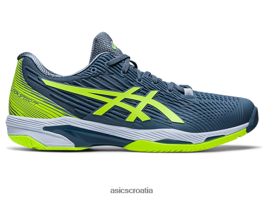 asics hrvatska 6NZ2TF345 muškarci čelično plava/hazard zelena