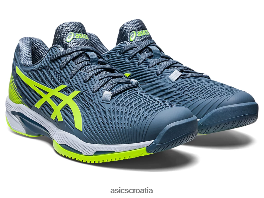 asics hrvatska 6NZ2TF345 muškarci čelično plava/hazard zelena