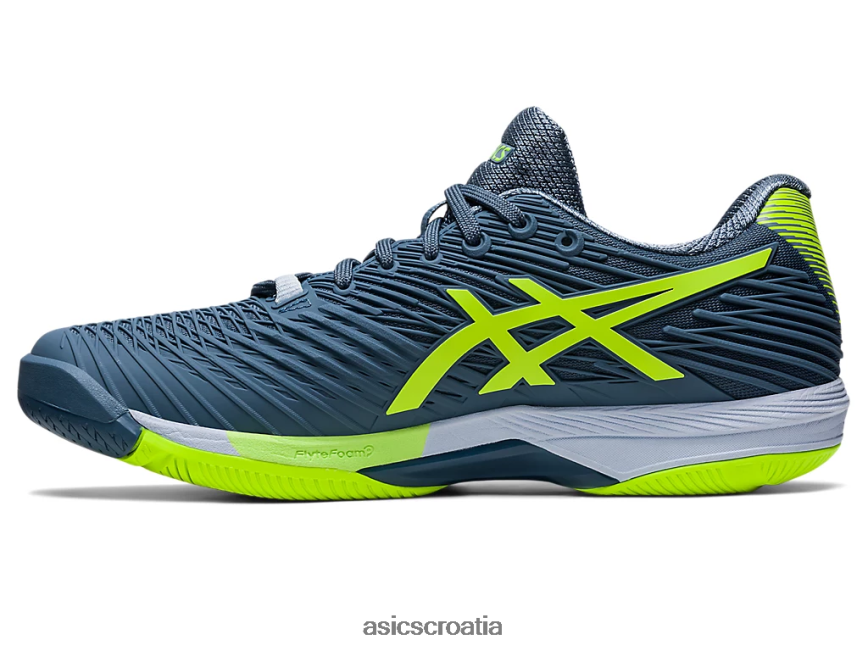 asics hrvatska 6NZ2TF345 muškarci čelično plava/hazard zelena