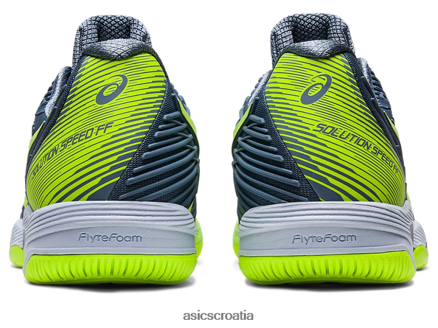 asics hrvatska 6NZ2TF345 muškarci čelično plava/hazard zelena