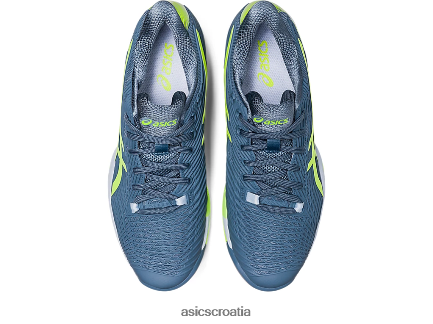 asics hrvatska 6NZ2TF345 muškarci čelično plava/hazard zelena
