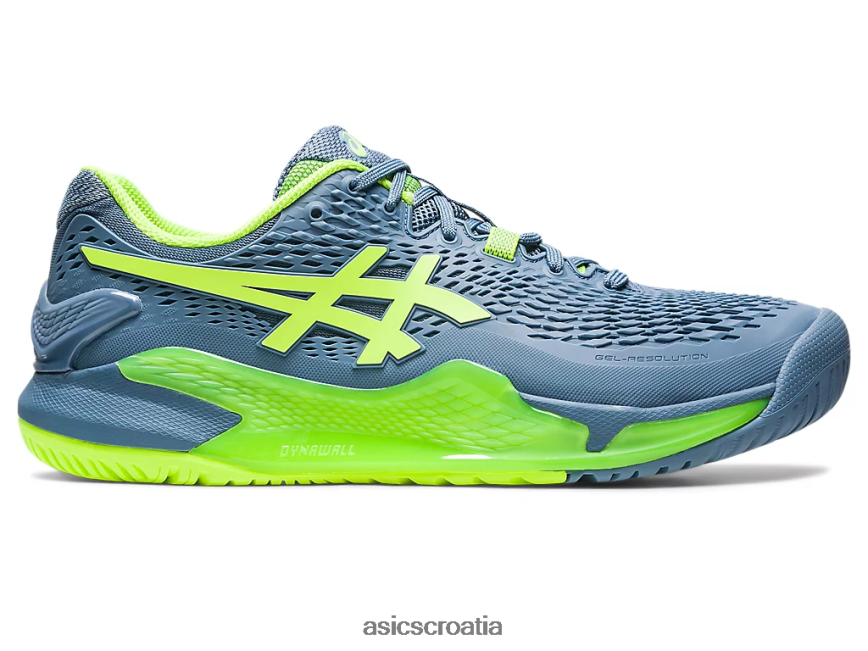 asics hrvatska 6NZ2TF364 muškarci čelično plava/hazard zelena