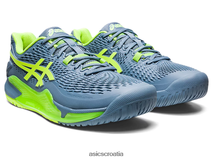 asics hrvatska 6NZ2TF364 muškarci čelično plava/hazard zelena