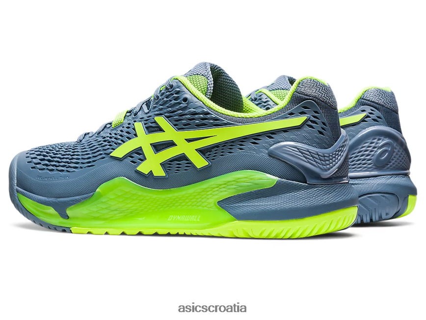 asics hrvatska 6NZ2TF364 muškarci čelično plava/hazard zelena