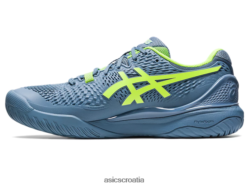 asics hrvatska 6NZ2TF364 muškarci čelično plava/hazard zelena