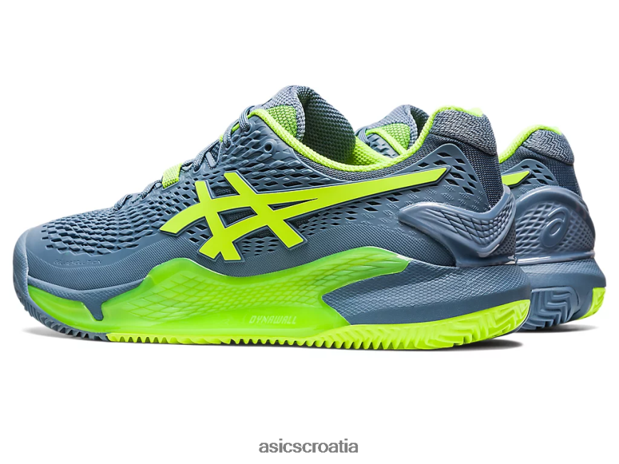 asics hrvatska 6NZ2TF398 muškarci čelično plava/hazard zelena