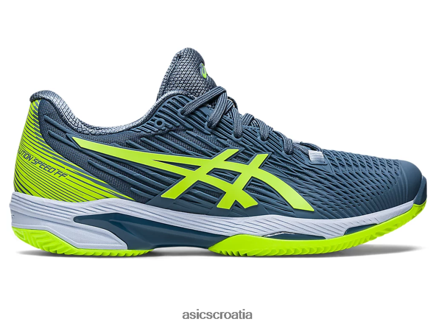 asics hrvatska 6NZ2TF470 muškarci čelično plava/hazard zelena