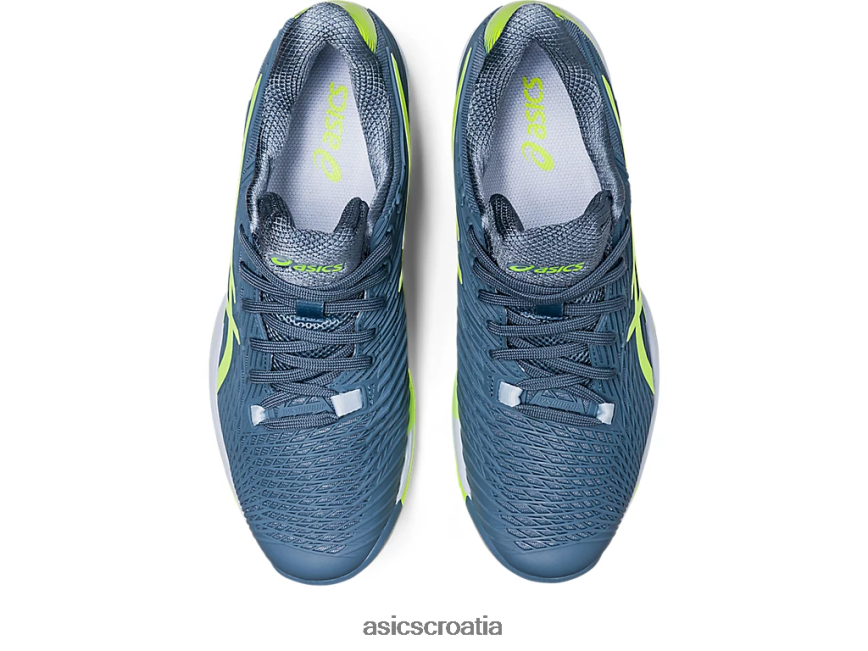 asics hrvatska 6NZ2TF470 muškarci čelično plava/hazard zelena